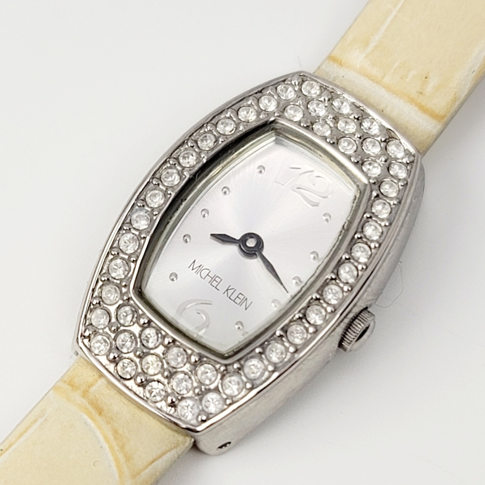 Michel Klein x Noevir VC10-D019 Women’s Quartz Watch – Crystal Bezel, Japan